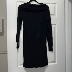 Black sweater dress